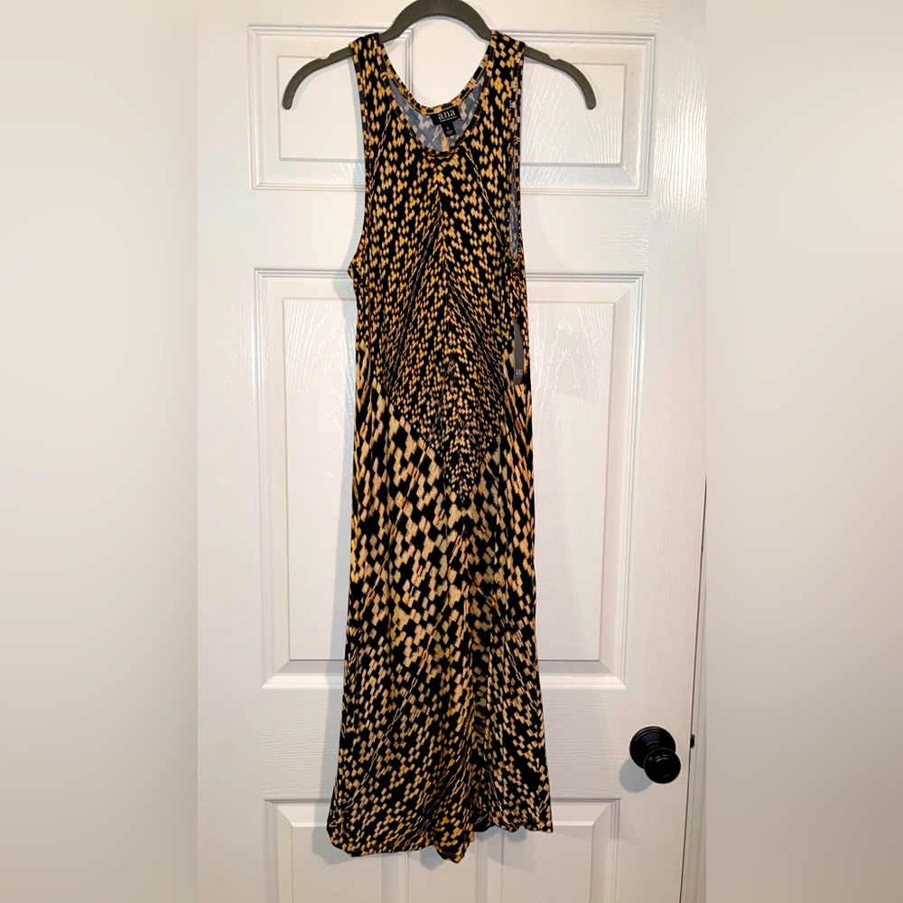 Comfy stretch a.n.a dress gold and black size small
